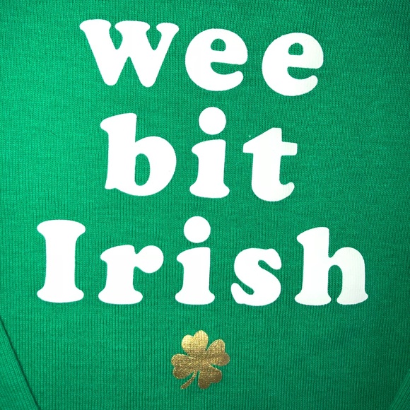 2 St. Patrick’s Day onesies - Picture 3 of 4